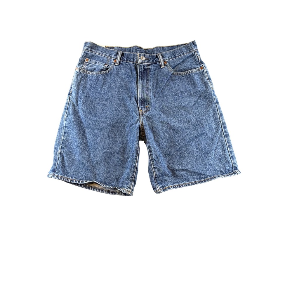 Levis 550 Mens Relaxed Fit Denim Shorts Medium Wash Blue W36 35550-2111